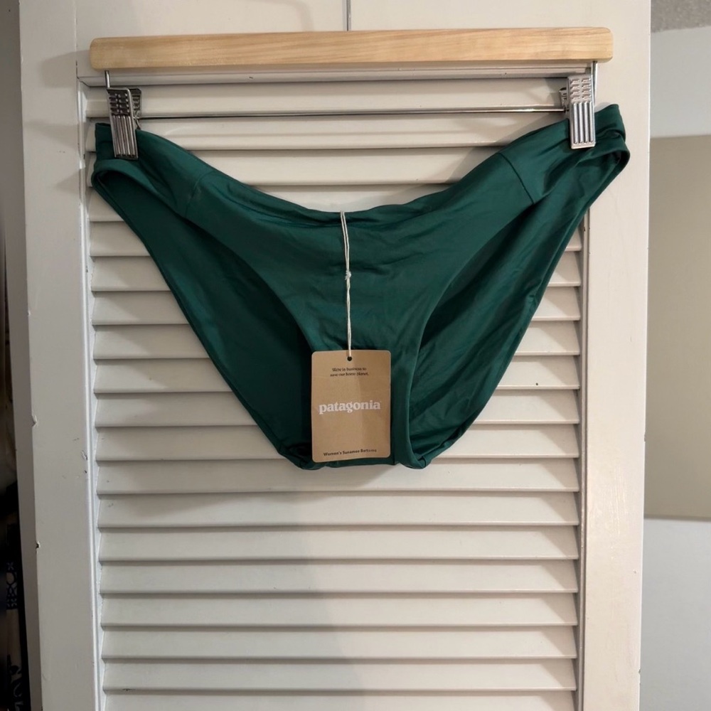 Patagonia Sunamee Bikini Bottoms | Green | M | NWT